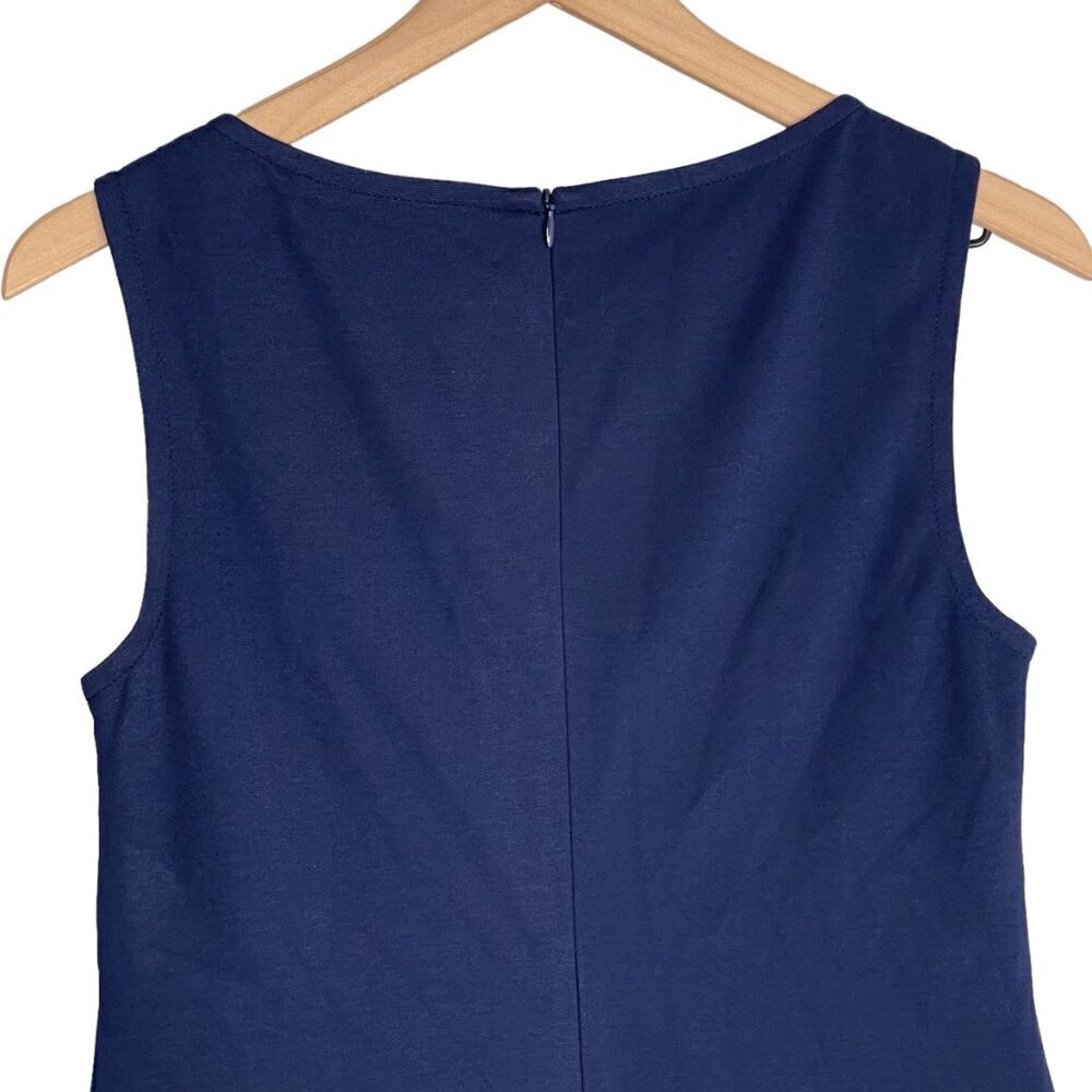 Trina Turk Dress Womens 2 Retro Mod Colorblock Keyhole Ponte Shift Business - Picture 4 of 7